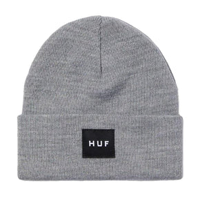 Set Box Beanie Heather Grey - Cappellino Grigio in Maglia BN00135 HGR HUF 