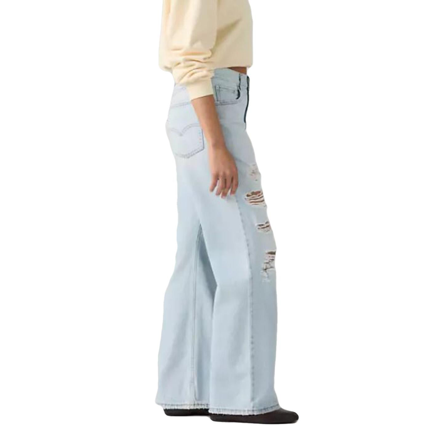 LOOSE BOOTCUT MED INDIGO - Pantaloni Denim Jeans Donna Blu 005DO 0009 LEVIS 