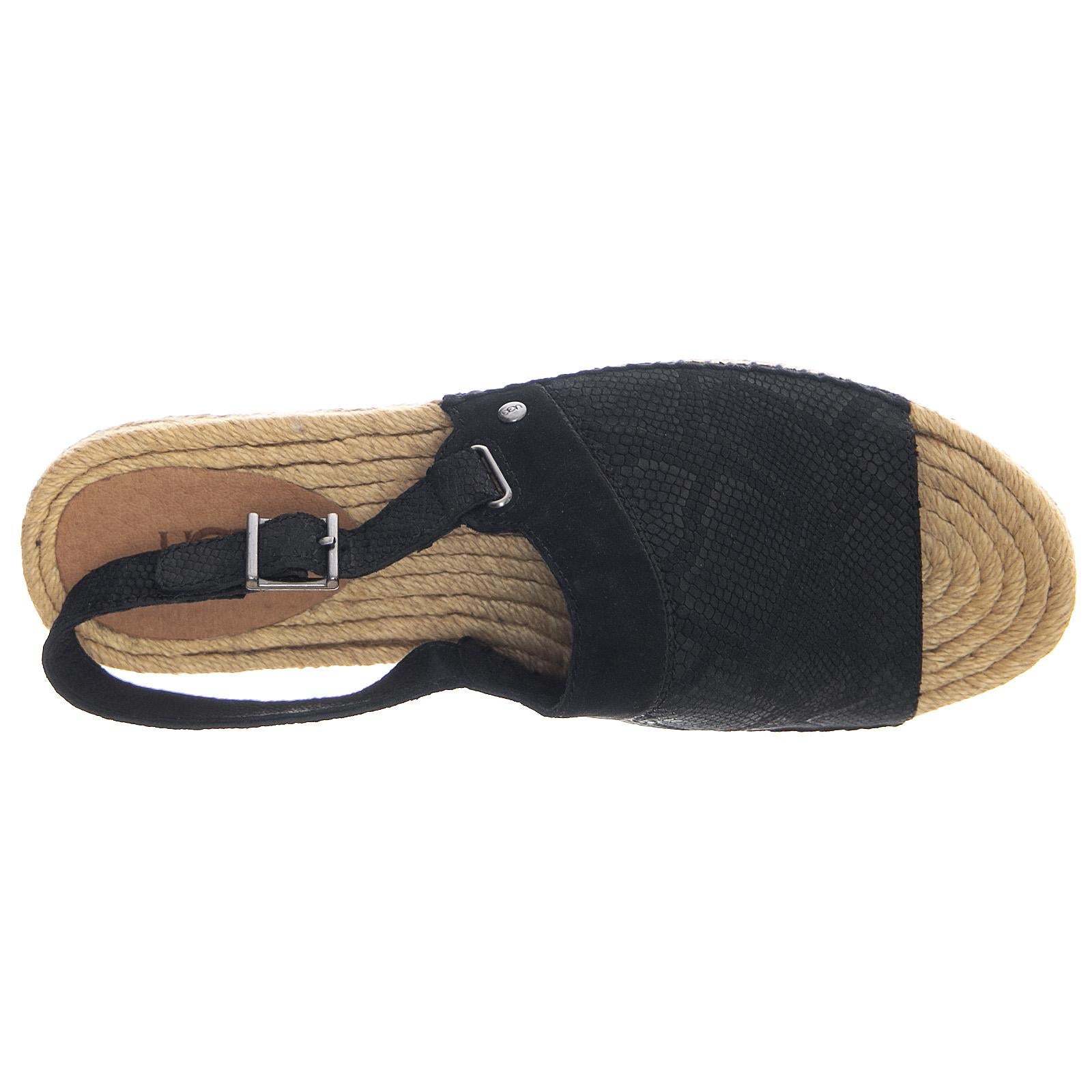 Isadora Snake Sandals - Black - Sandali Donna Neri UGSISASNBK1016864W  UGG 