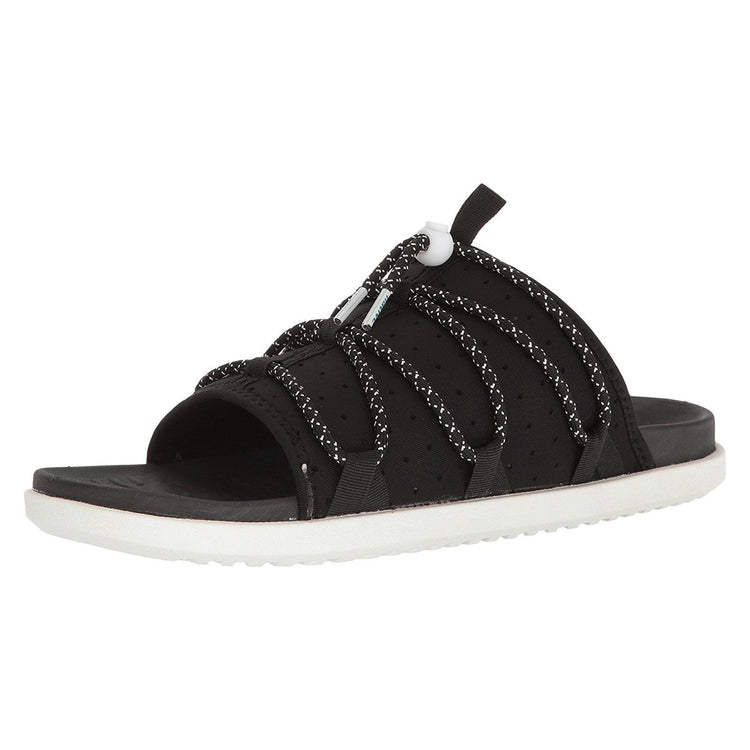 PALMER - JIFFY BLACK/SHELL WHITE - Sandali Uomo Neri 61101700-1007 BLK NATIVE 