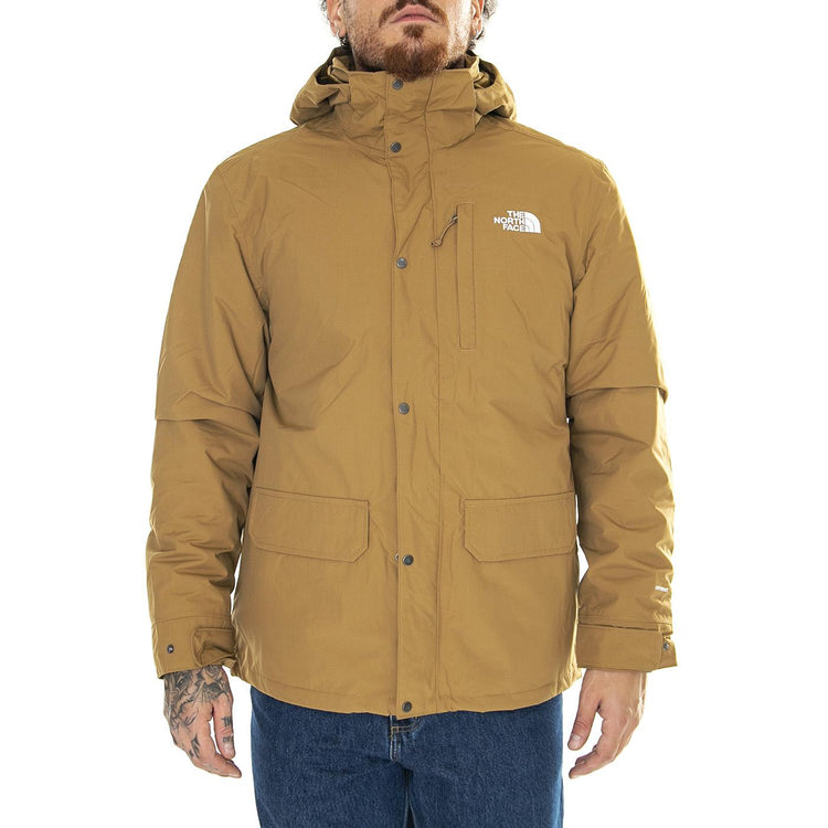 M Pinecroft Triclimate Jacket Utility Brown / New Taupe Green - Giacca Invernale Uomo Marrone NF0A4M8EORV1  THE NORTH FACE 