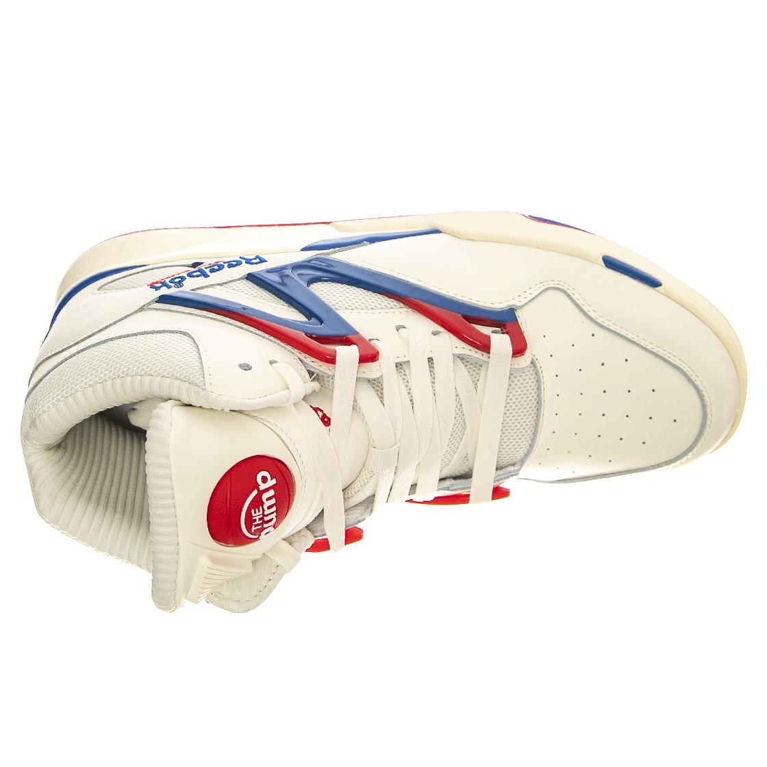 Pump Omni Zone II - Scarpe Stringate Profilo Alto Uomo Bianche / Multicolore HR0035  REEBOK 