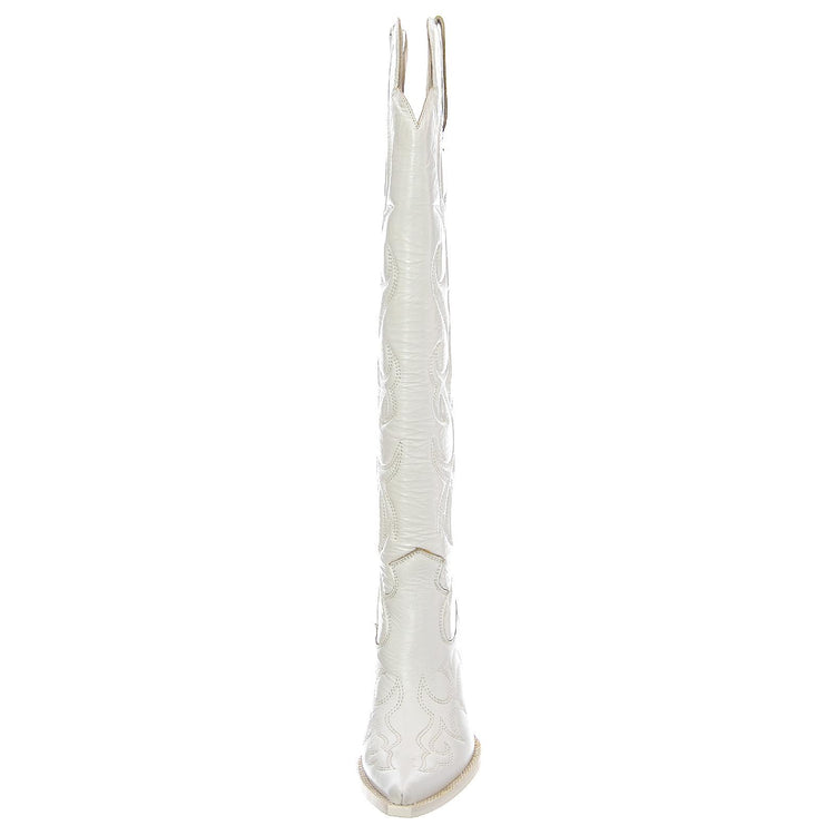  JC-569-14-6 PATENT CRINKLE WHITE  JEFFREY CAMPBELL 