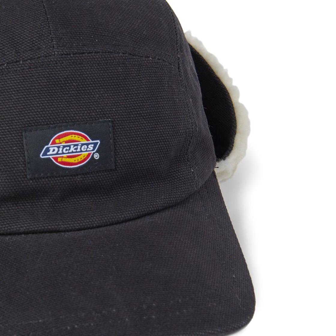 Duck Canvas King Cove Black - Cappellino con Visiera e Paraorecchie Nero DK0A4Y4MBLK1  DICKIES 