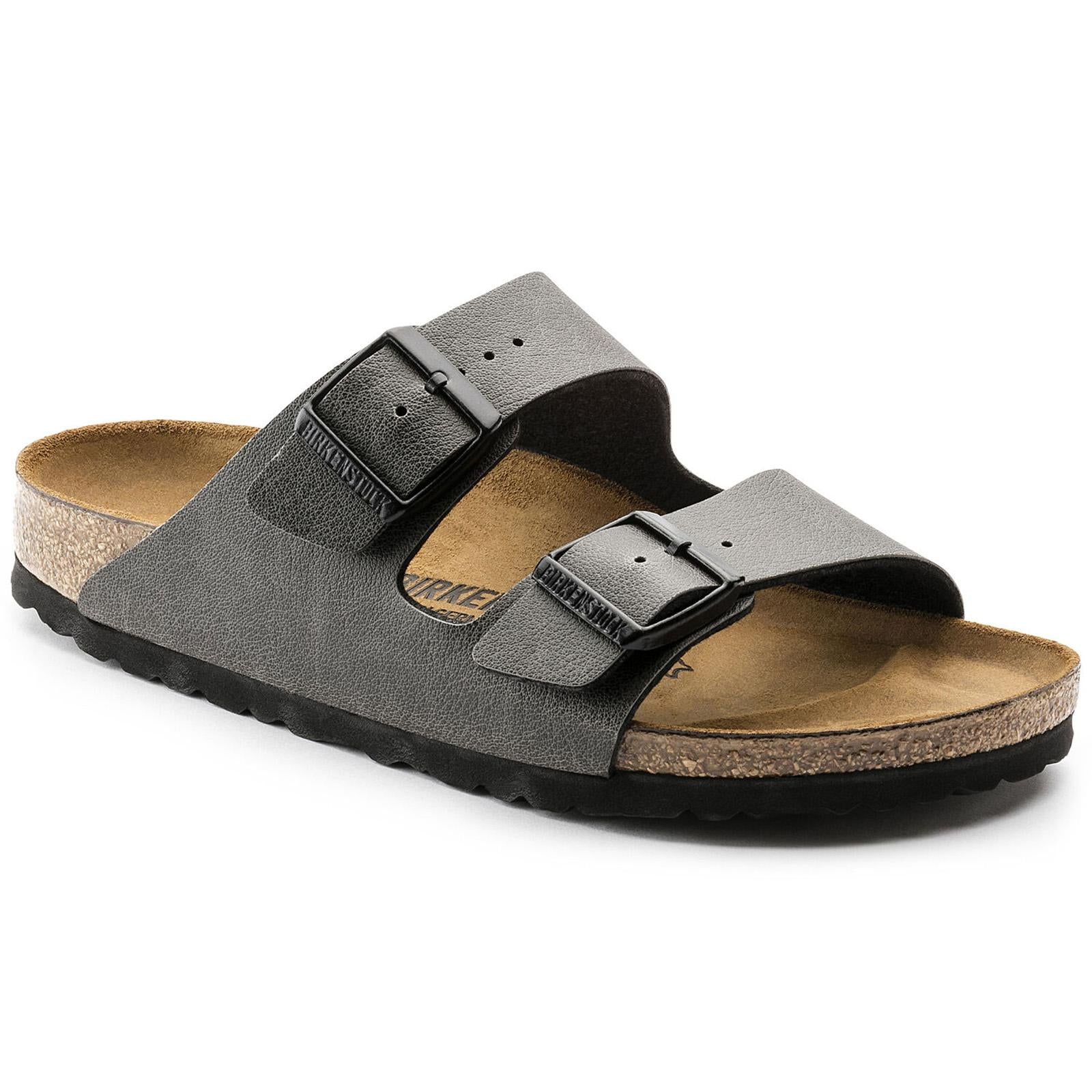 Arizona Birko-Flor Sandals - Pull Up Anthracite - Sandali Donna Grigi - Calzata Normale 1000127  BIRKENSTOCK 