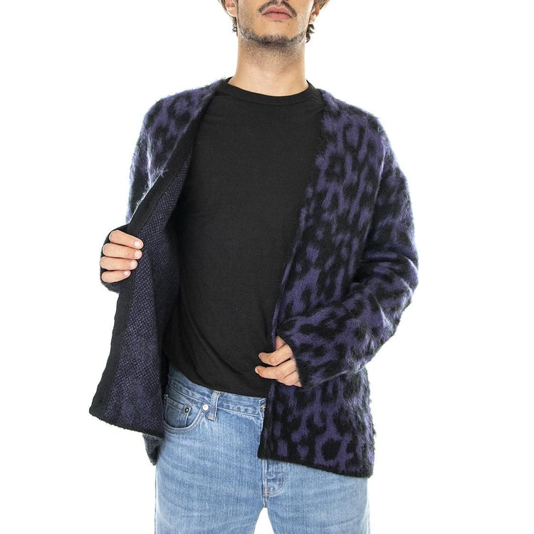 Hiji Cardigan Violet / Black - Cardigan Uomo Viola / Nero I029761.1B2.67.-1B2.67  EDWIN 