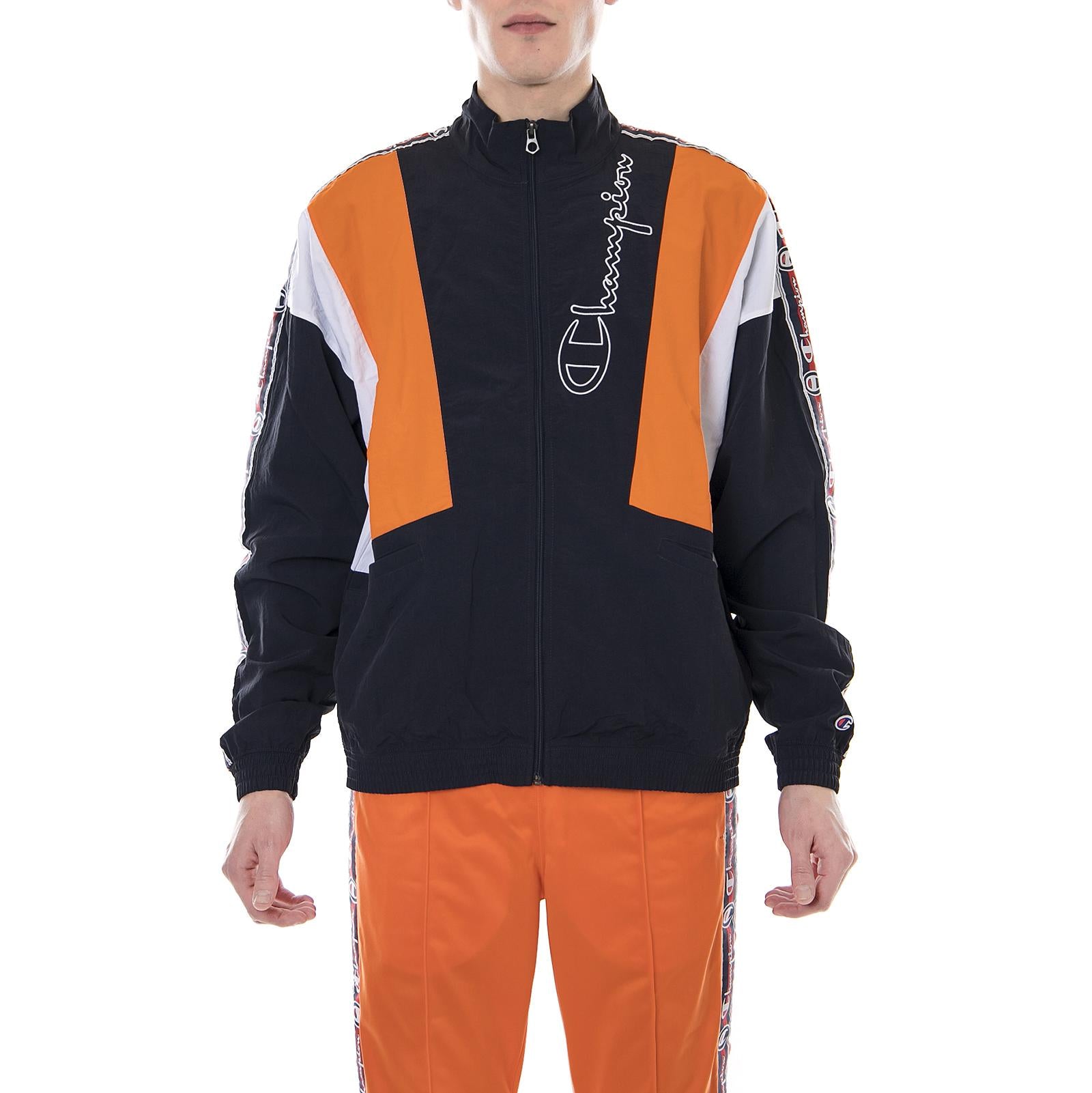 Full Zip Top Navy / White / Orange 211988-BS501  CHAMPION 