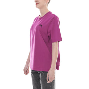 UNA OVERSIZED TEE FUCSHIA 214447-FUCS . STUSSY 