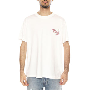 VINTAGE TEE WORN WHITE - Maglietta Girocollo Uomo Bianca 112378006 WHT WRANGLER 