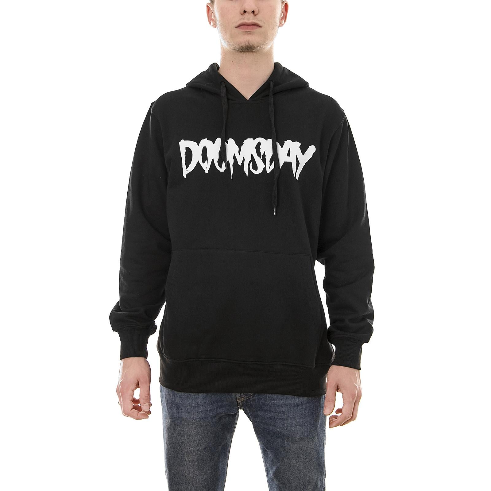 HOODY BLACKSOFT BRUSHED HDY0001BLK  DOOMSDAY 