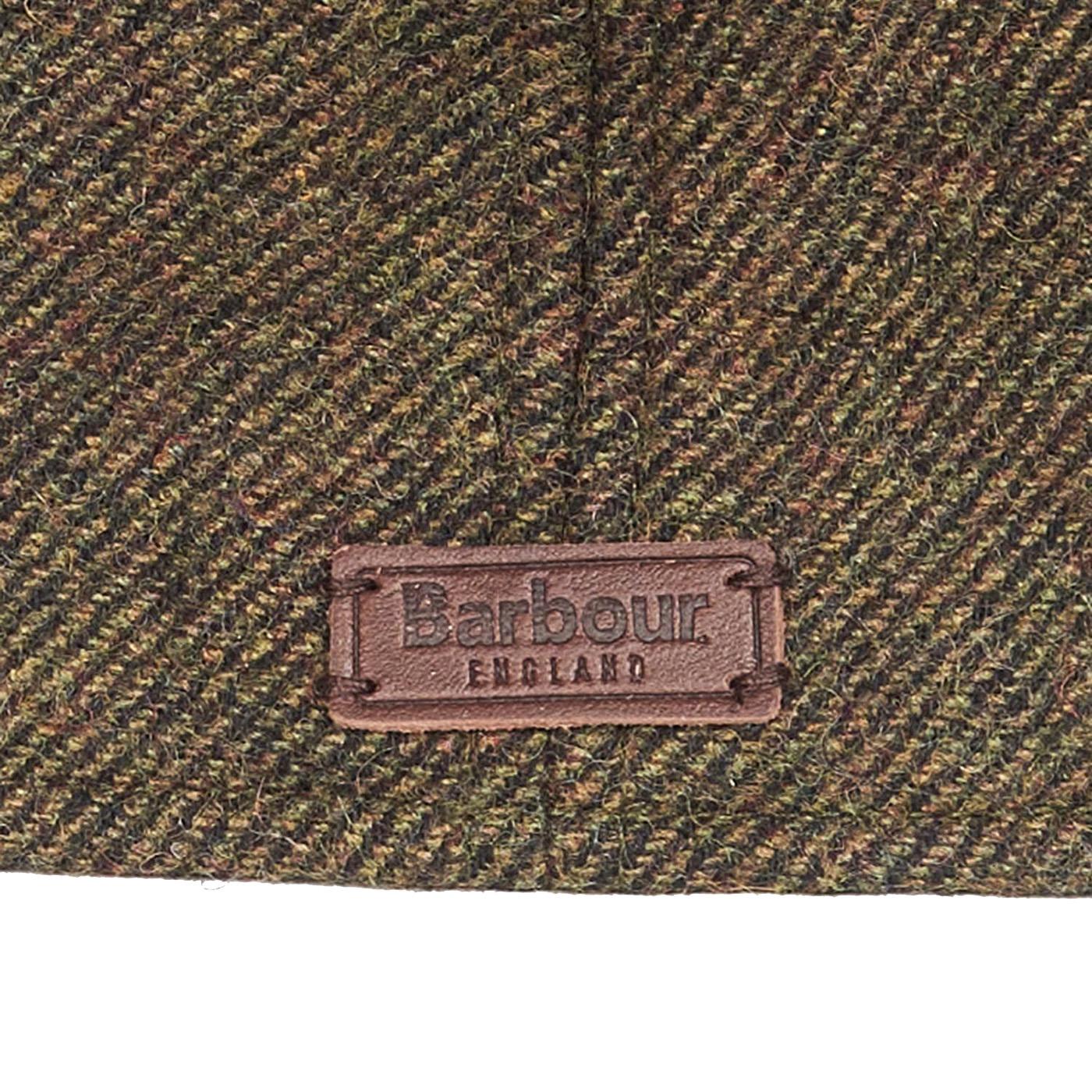 Claymore Bakerboy Olive Twill - Cappello a Coppola Verde MHA0708-OL51-FW23  BARBOUR 