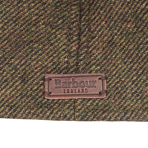 Claymore Bakerboy Olive Twill - Cappello a Coppola Verde MHA0708-OL51-FW23  BARBOUR 