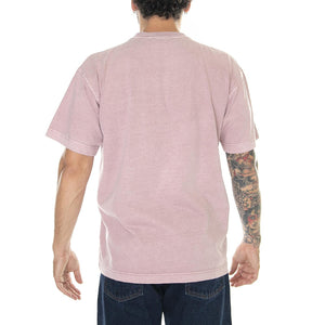S/S Vista T-Shirt Glassy Pink / Garment Dyed - Maglietta Girocollo Uomo Rosa I030780.1NJGD  CARHARTT WIP 