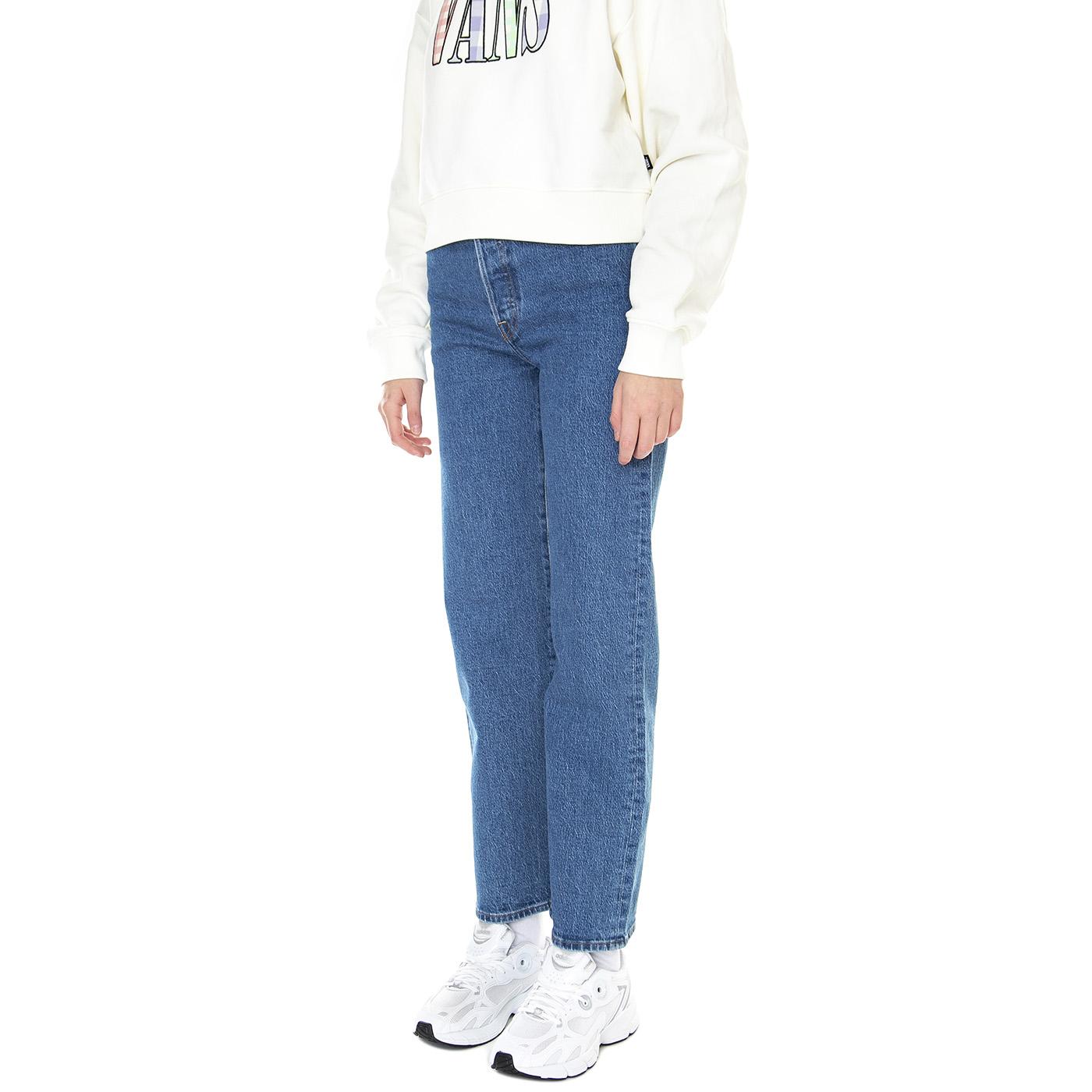 Ribcage Straight Ankle Jazz Pop - Pantaloni Denim Jeans Donna Blu 72693-0117  LEVIS 