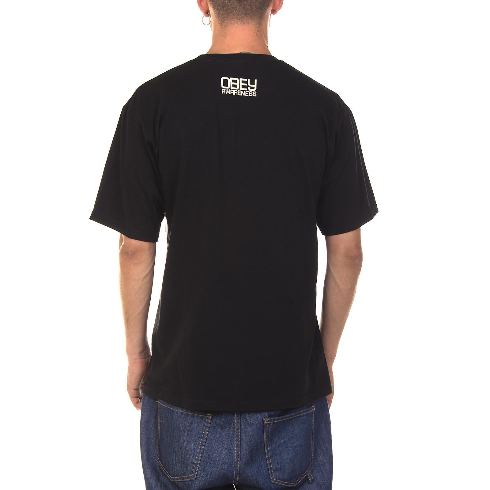 DEFEND DIGNITY BASIC S/S TEE M BLACK 86214_4  OBEY 