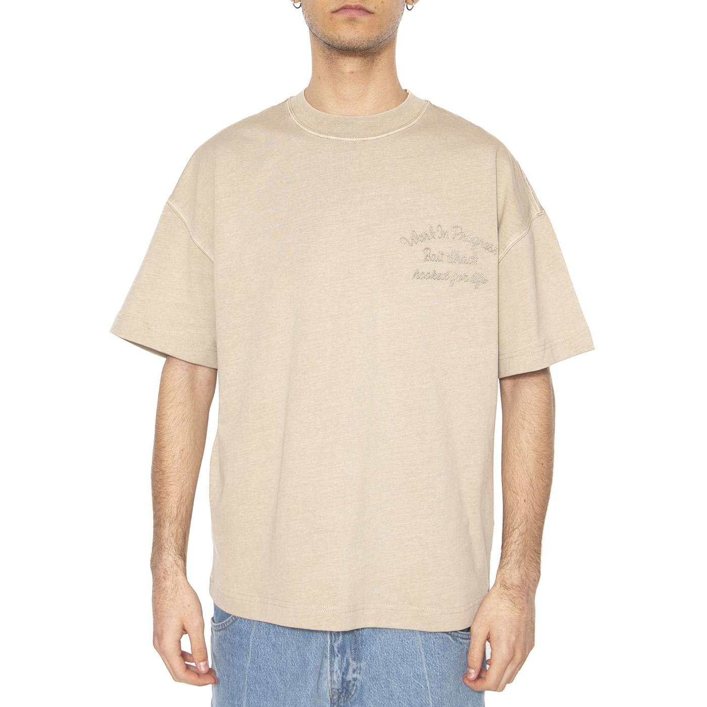 S/S Bait Shack T-Shirt Wall - Maglietta Girocollo Uomo Beige I034660.G1GD  CARHARTT WIP 
