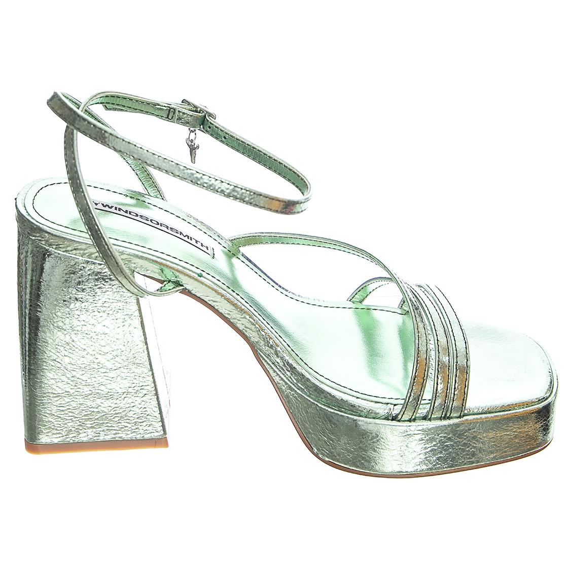 Charms - Sandali Donna Verdi / Mint Crinkle Foil WSSCHARMS-MNT . WINDSOR SMITH 