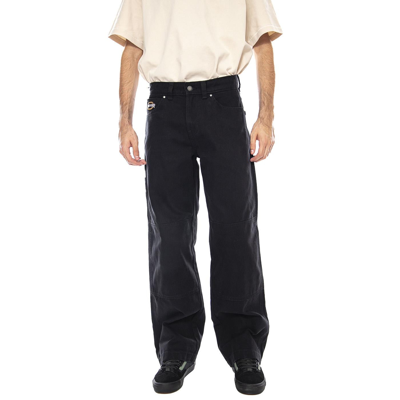 THRASHER X DICKIES Pant Black - Pantaloni Uomo Neri DK0A88OPBLK1  DICKIES 