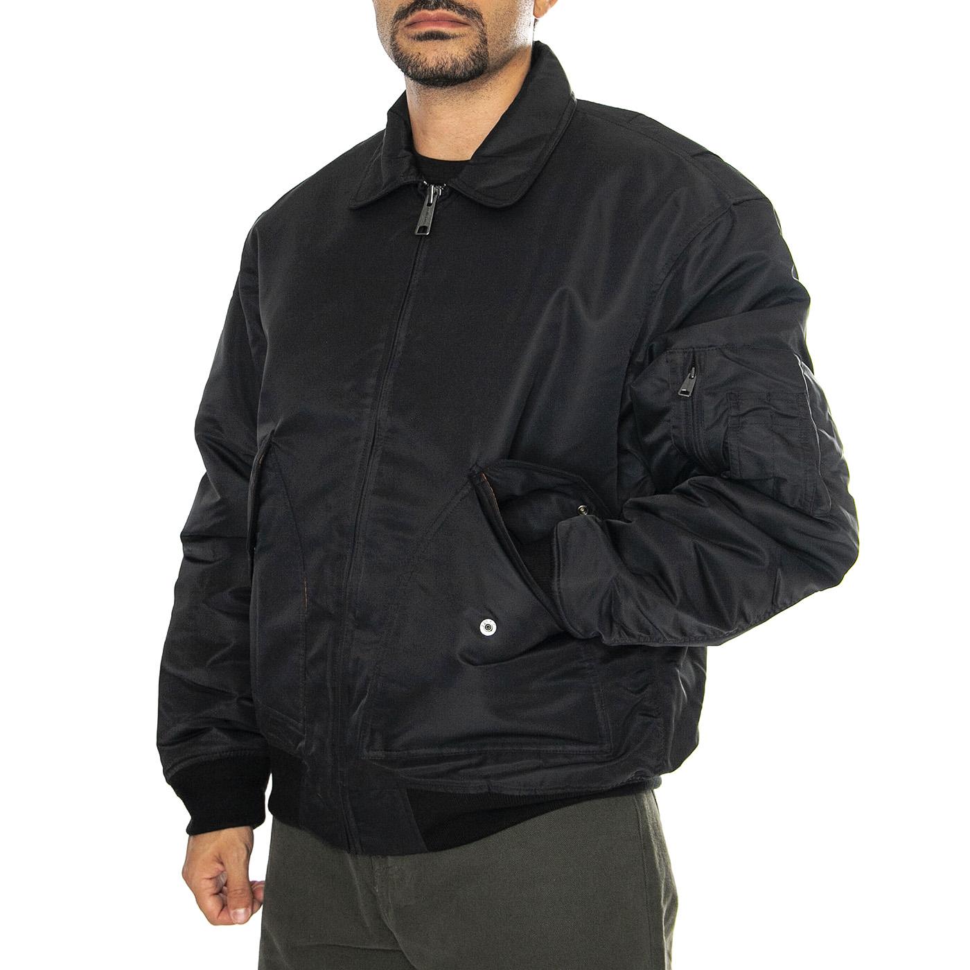 Olten Bomber Black / Turmeric - Giacca Uomo Nera I032300.2EHXX  CARHARTT WIP 