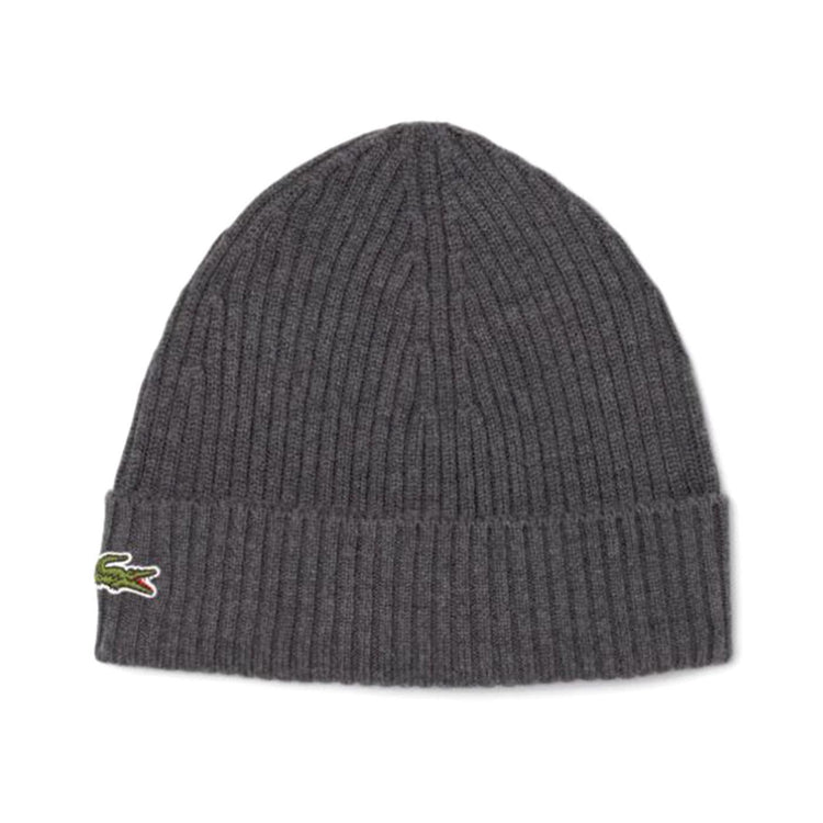 Berretto 050 Beanie Hat Grey - Berretto a Maglia Grigio RB0001-050 . LACOSTE 