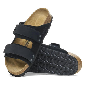 Uji black, Suede Leather/Nubuck - Sandali Uomo Neri 1024832  BIRKENSTOCK 