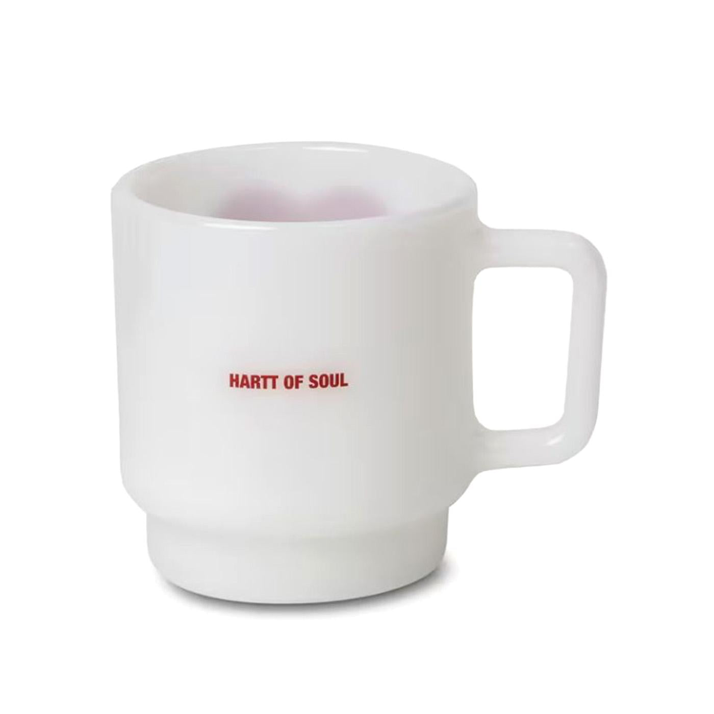Heart Glass Mug White - Tazza Bianca con Stampa Rossa I035873.02XX . CARHARTT WIP 