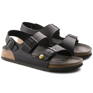 M' Milano Esd Black Regular Fit - Sandali Uomo Neri - Calzata Regolare 0634790  BIRKENSTOCK 