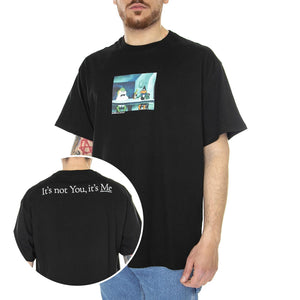 It's Me Tee Black - Maglietta Girocollo Uomo Nera 23SITS56-BLACK  IUTER 