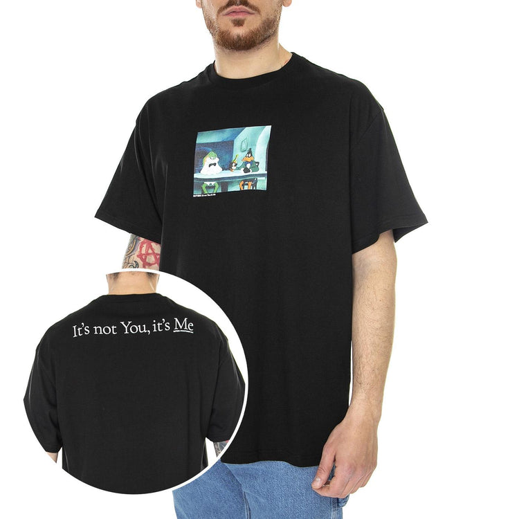 It's Me Tee Black - Maglietta Girocollo Uomo Nera 23SITS56-BLACK  IUTER 