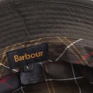 Wax Sports Hat Olive - Cappellino da Pescatore Marrone 222MMHA0001-OL71 . BARBOUR 