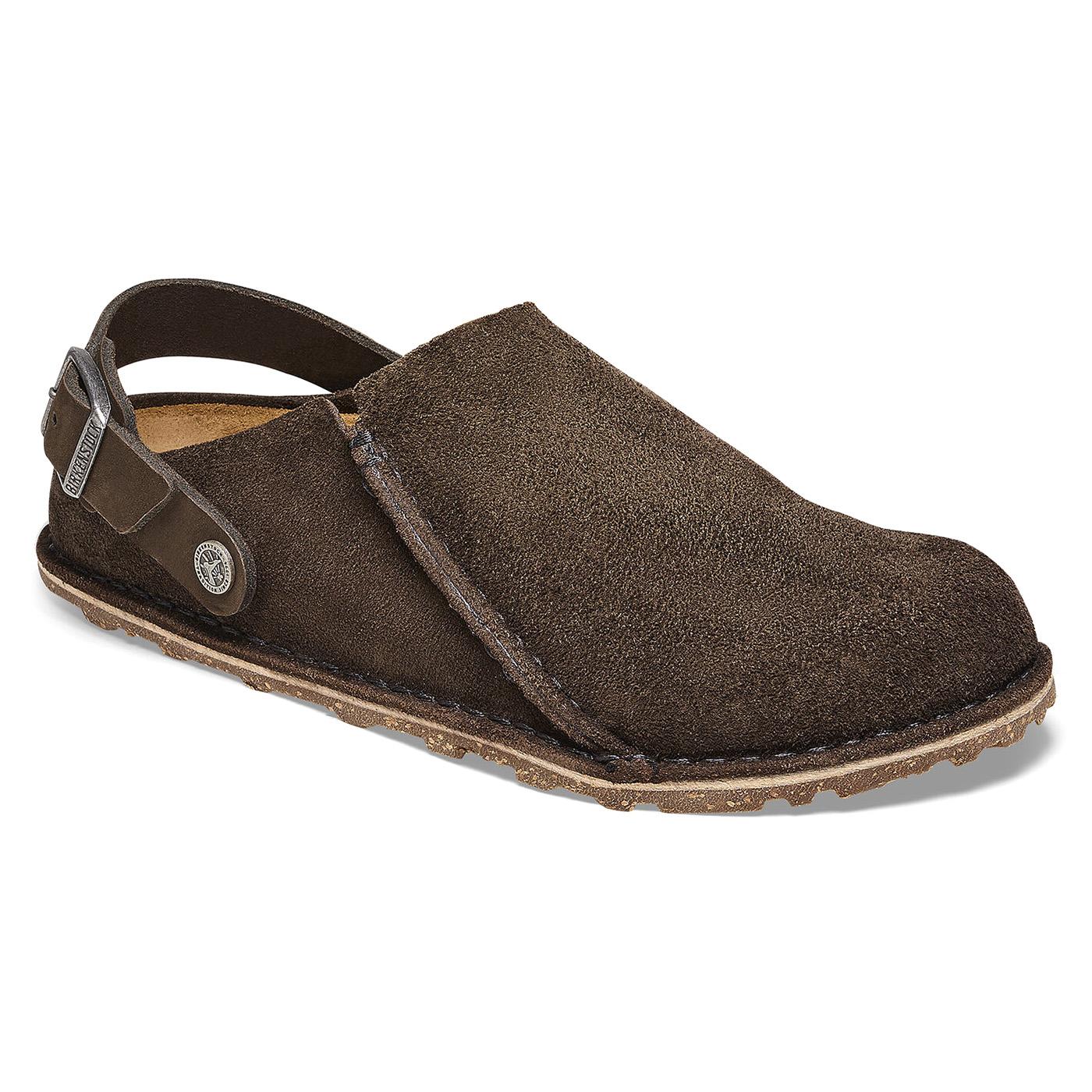 W' Lutry Premium Espresso, Suede Leather Sandals - Sandali Donna Marroni 1025328  BIRKENSTOCK 