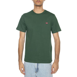 SS Original HM Tee Dark Green Jersey - Maglietta Girocollo Uomo Verde 56605-0292 . LEVIS 