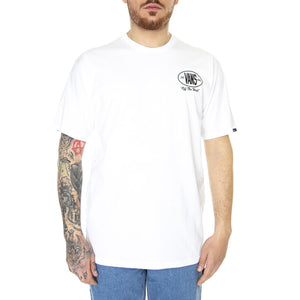 Team Palyer Checkerboard SS Tee White - Maglietta Girocollo Uomo Bianca VN00003NWHT1  VANS 