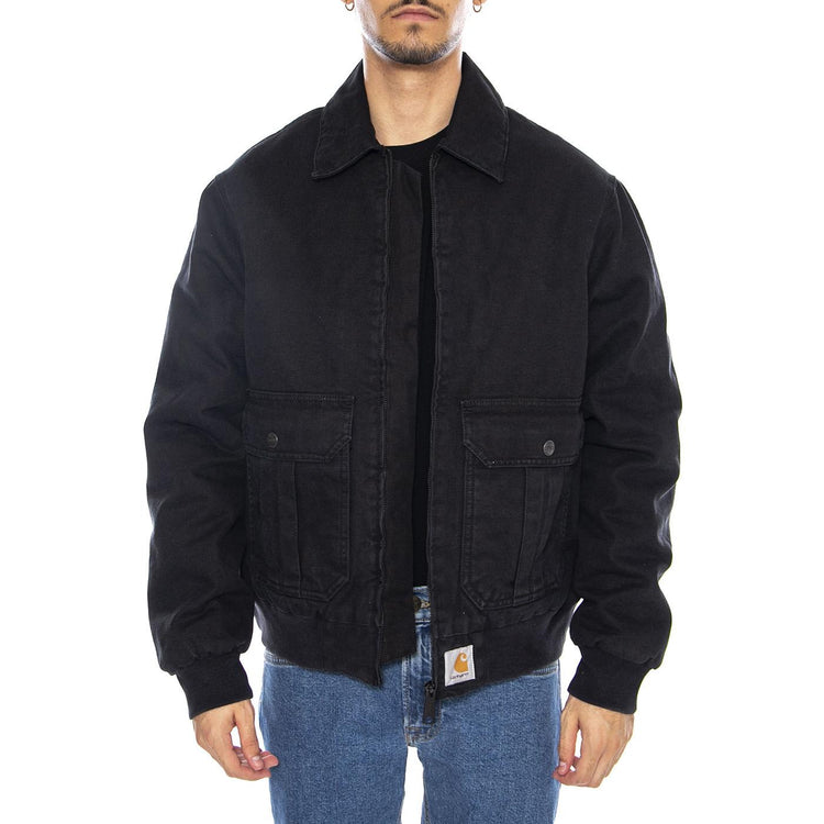 Stanton Jacket Black - Giacca Uomo Nera I035617.8906 . CARHARTT WIP 