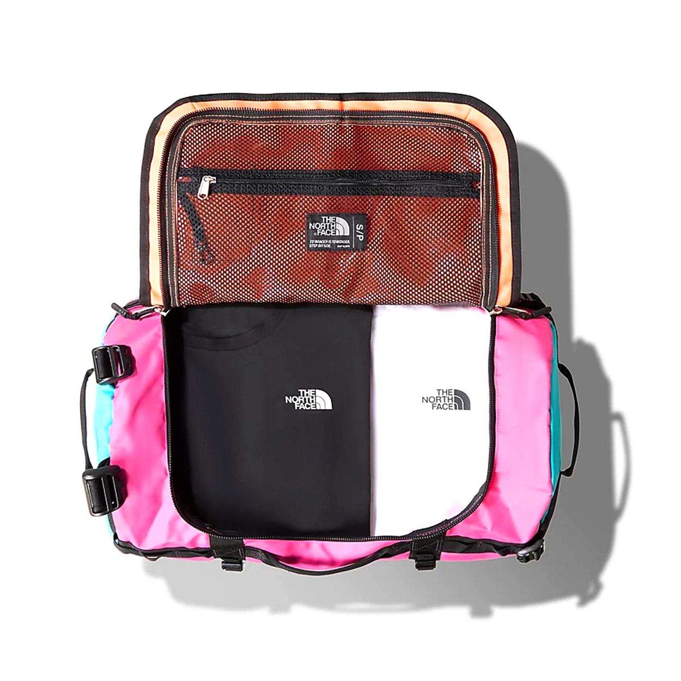 Base Camp Duffel - S Mr. Pink / Aprs Blue / Power Orange - Borsa da Viaggio Multicolore NF0A52STOK61  THE NORTH FACE 