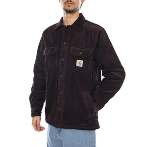 Whitsome Shirt Jac Palisander - Giacca Uomo Marrone I028827.33HXX . CARHARTT WIP 
