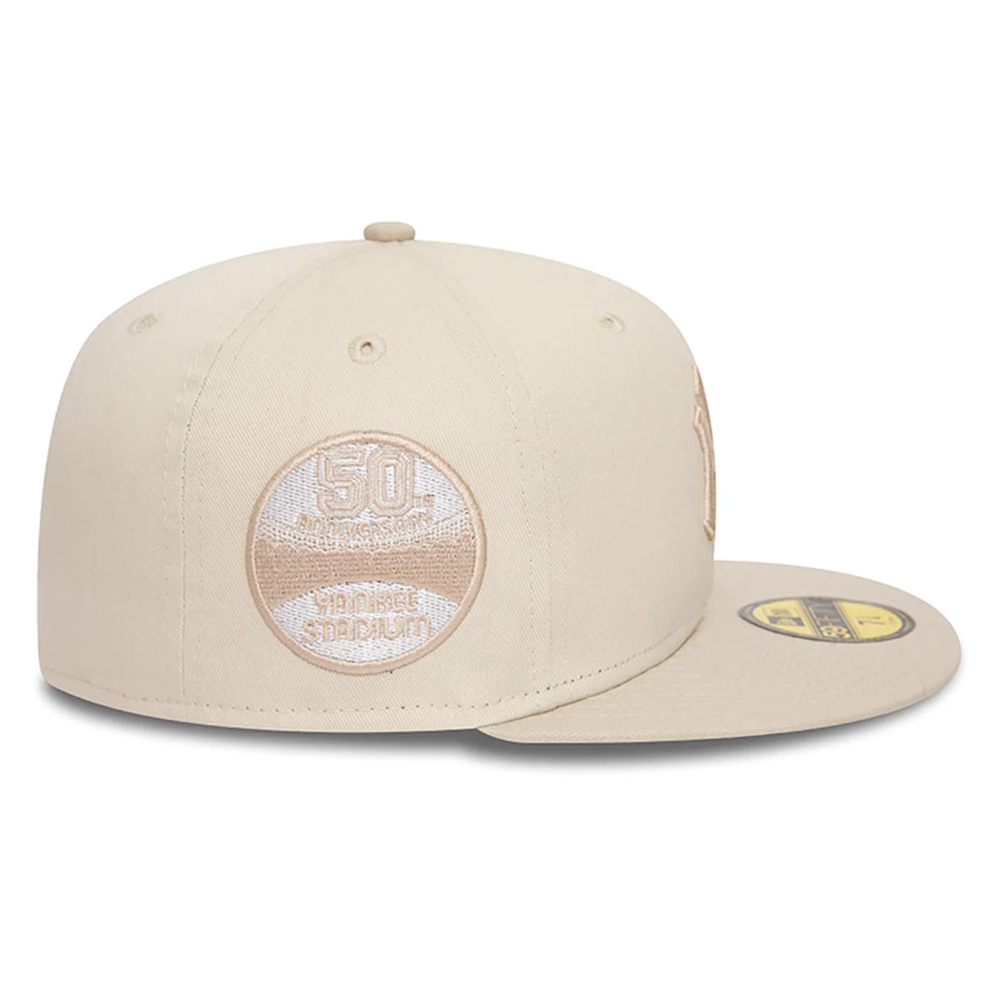 White Crown 59Fifty New York Yankees Ivory / Stone - Cappellino con Visiera Bianco 60435038  NEW ERA 