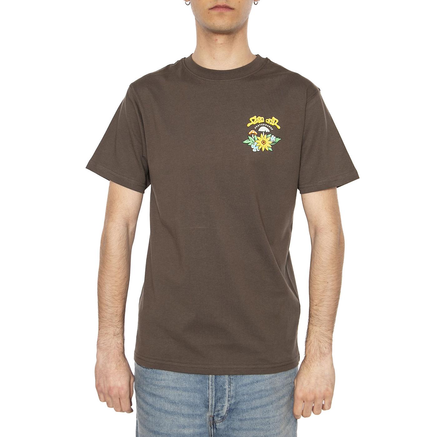 Winkowski 8Baller Trip T-Shirt Washed Green - Maglietta Girocollo Uomo Verde SCA-TEE-12142  SANTA CRUZ 