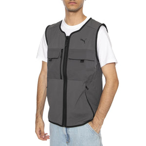 PUMATECH Cargo Vest Dusky Gray - Giacca Smanicata Uomo Grigia 629916-44 . PUMA 