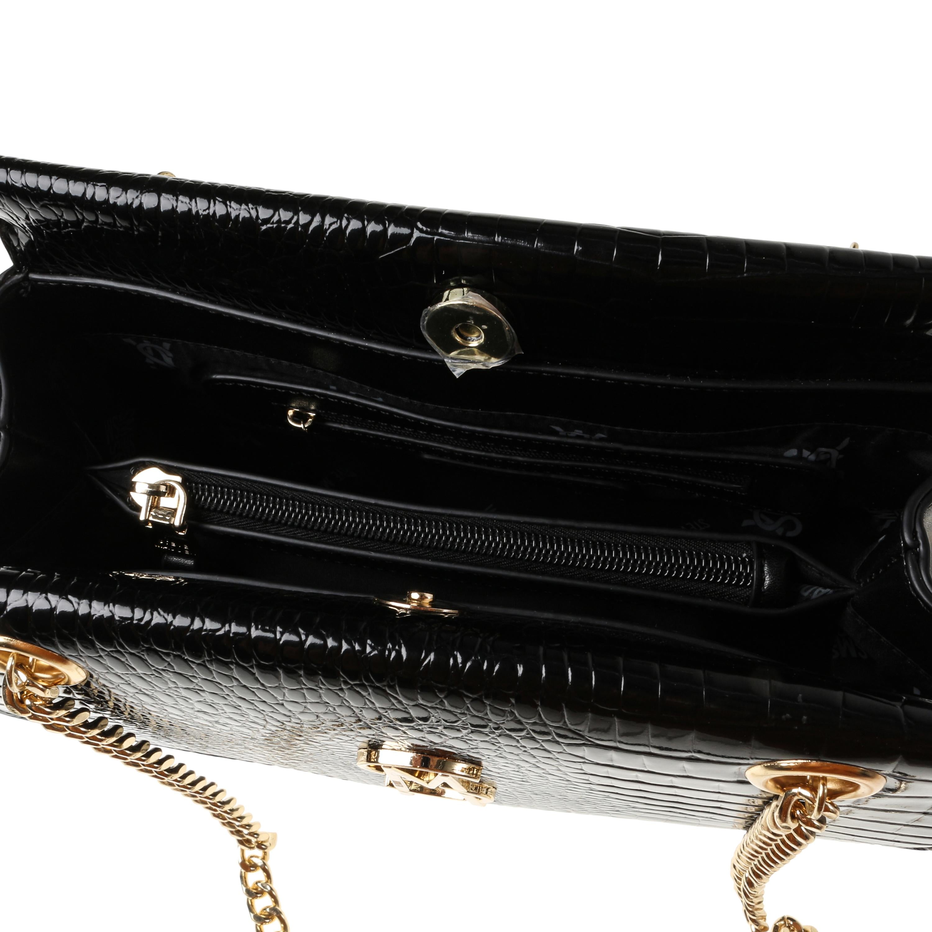 BCynders Black / Gold - Borsa a Tracolla Nera SMABCYNDERS-B-G  STEVE MADDEN 