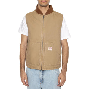 Sansome Vest Tiger's Eye Brown - Giacca Smanicata Uomo Marrone A8580-0001 . LEVIS 