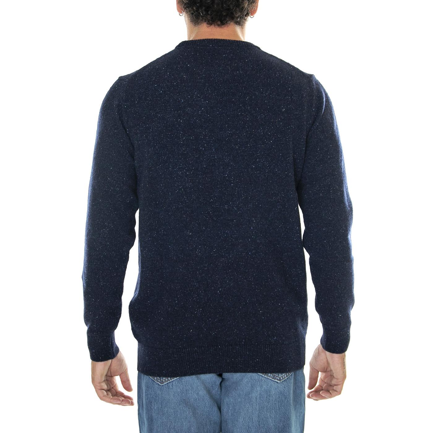 M's Essential Tisbury Crew Navy - Maglione Girocollo Uomo Blu MKN0844-NY91-FW23  BARBOUR 