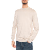 Onswyler Life Reg 14 LS Crewknit Noos Silver Lining - Maglione Girocollo Uomo Beige  Uomo ONLY & SONS