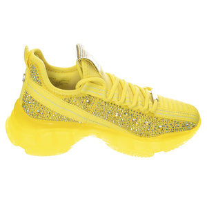 Maxilla R Shock Yellow - Scarpe Stringate Profilo Basso Donna Gialle SMPMAXILLAR-YEL  STEVE MADDEN 