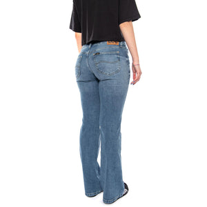 JESSICA RISING SIGN BLUE - Pantaloni Denim Jeans Donna Blu 112355540 BL LEE 