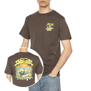 Winkowski 8Baller Trip T-Shirt Washed Green - Maglietta Girocollo Uomo Verde SCA-TEE-12142  SANTA CRUZ 