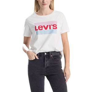 GRAPHIC J.V. TEE SPORTSWEAR LOGO CLOUD DANCER 39389-0008  LEVIS 