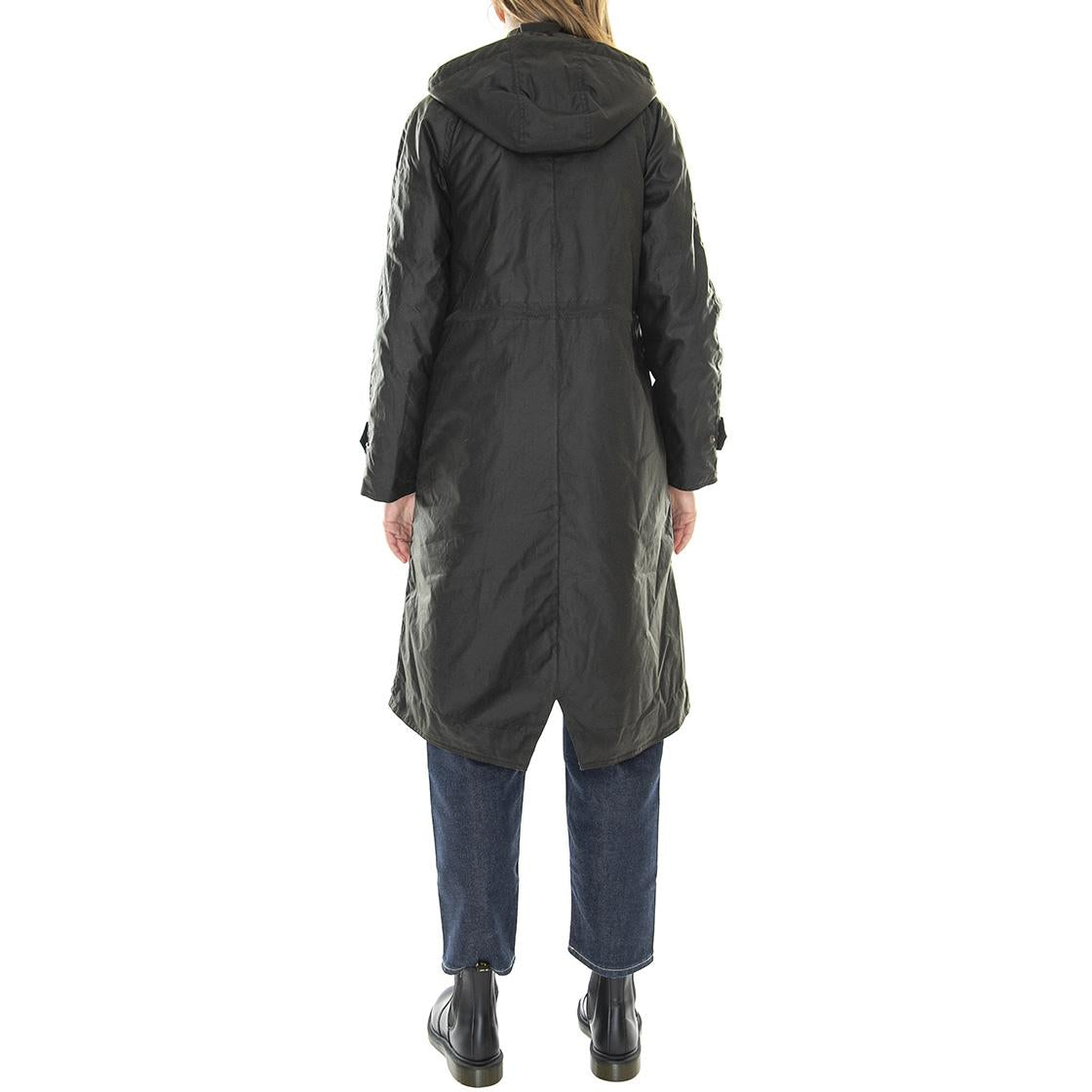 Long Cannich Wax Olive Classic - Giacca Invernale Donna Marrone 222MLWX1264-OL71  BARBOUR 