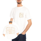 Stretch Stack Crackle S White - Maglietta Girocollo Uomo Bianca  Uomo VANS