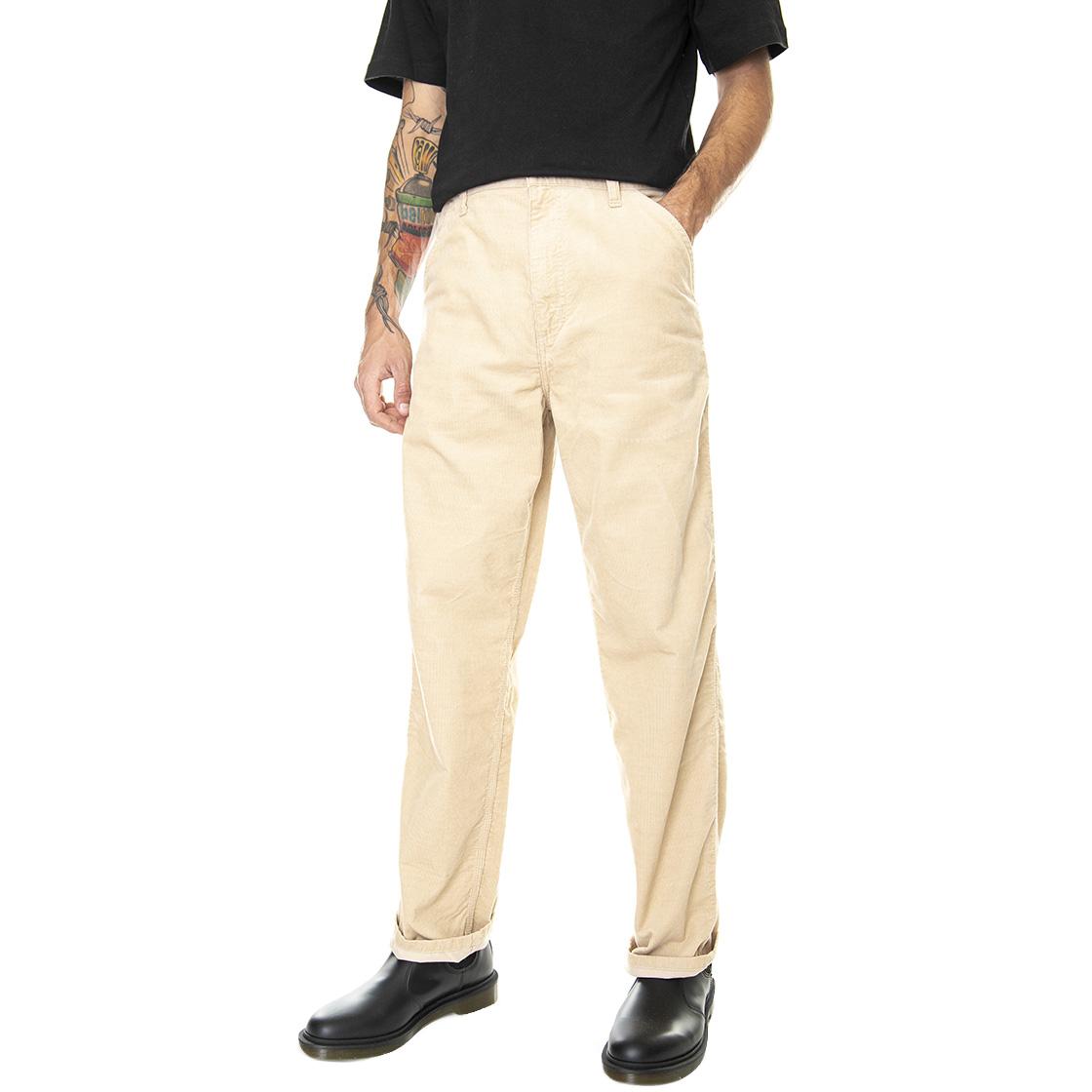 Simple Pant Wall rinsed - Pantaloni Chino Uomo Beige - Trama Leggera I031211-G102  CARHARTT WIP 